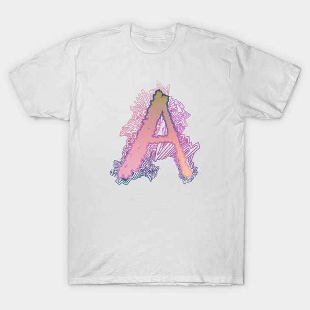 Initial A T-Shirt by Embun